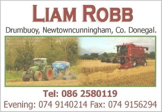 Liam Robb's Buisness - Liam Robb Tillage Contractor, Barry Robb Electrical Contractor, LBA Construction, A Robb Gardening, Aidan Robb
